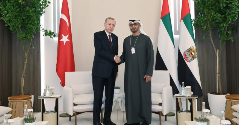 Cumhurbaşkanı Erdoğan BAE Devlet Başkanı Al Nahyan ile görüştü