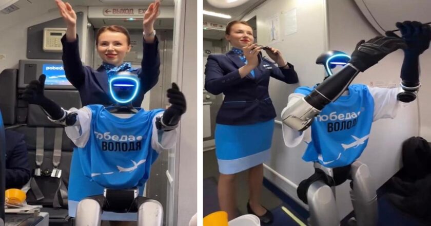 Rus havayolu şirketinden dünyada ilk kez robot kabin memuru testi