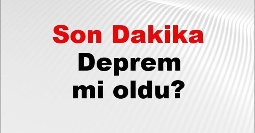 Balıkesir’de Deprem Mi Oldu? 10 Aralık 2025’teki Son Gelişmeler!